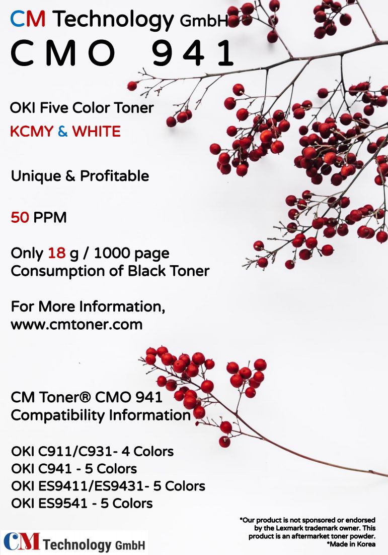 CM Technology launches new toners