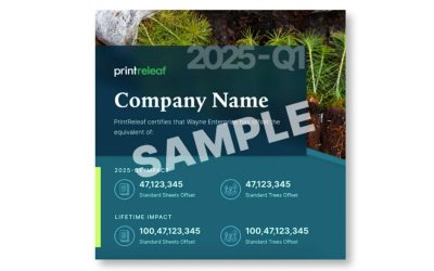 PrintReleaf launches Earth Day tool