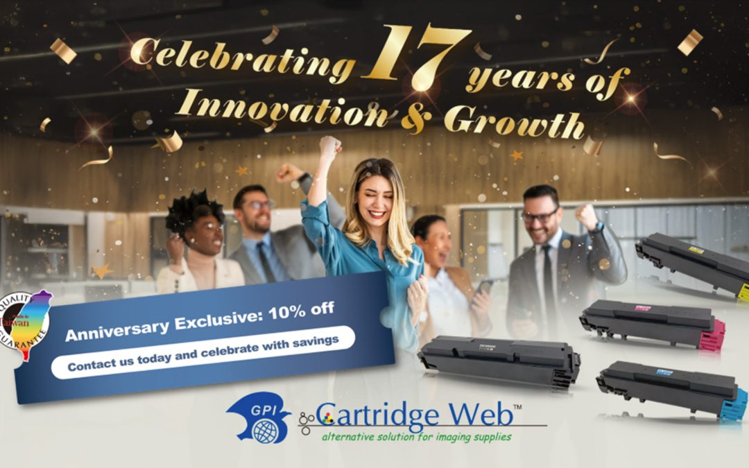 Cartridge Web celebrates anniversary with discounts