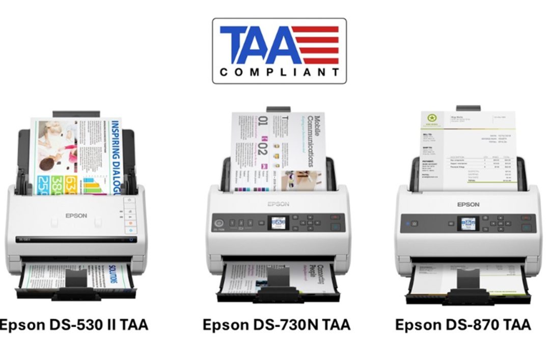 Epson launches TAA-compliant desktop scanners