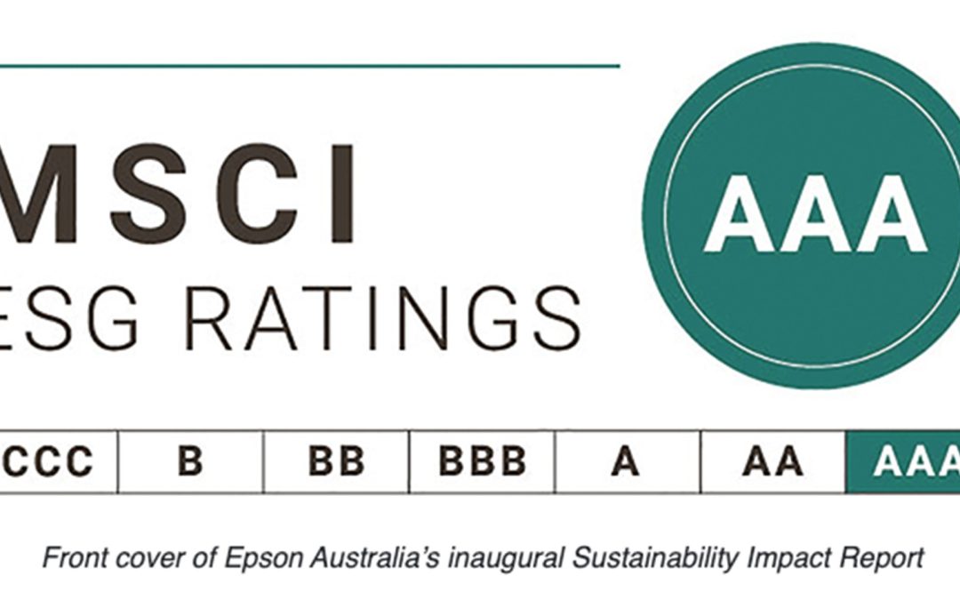 Epson earns AAA in MSCI ESG ratings