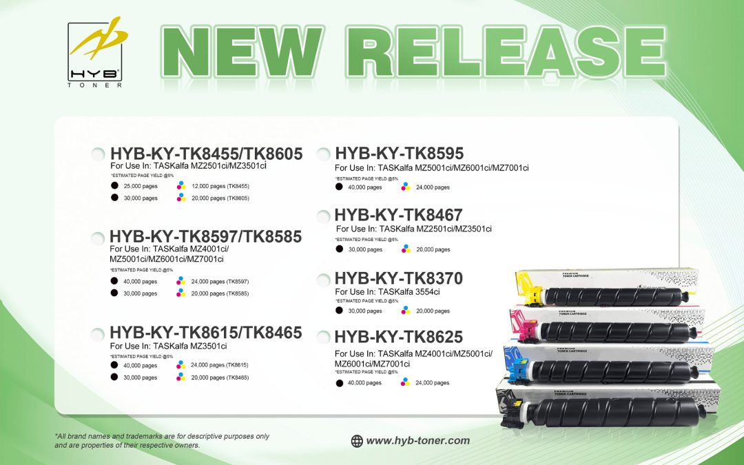 HYB unveils new replacement toner cartridges