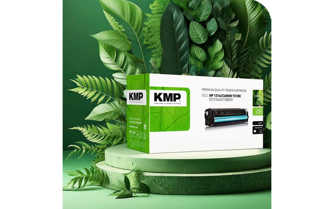 KMP’s toner cartridge packaging also gets facelift