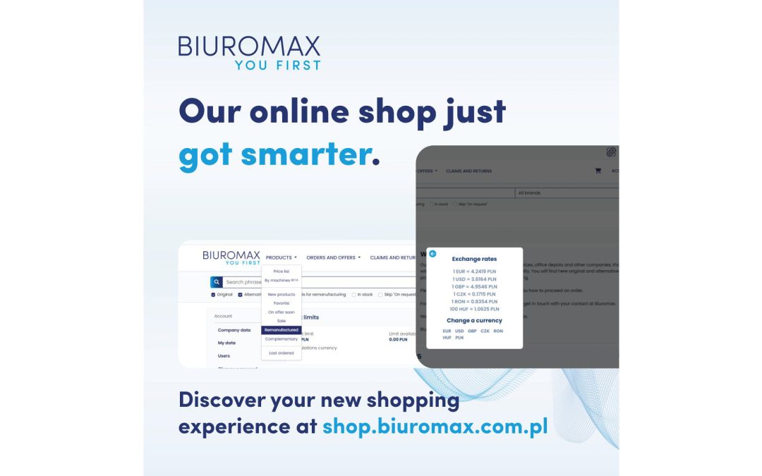Biuromax revamps e-shop platform