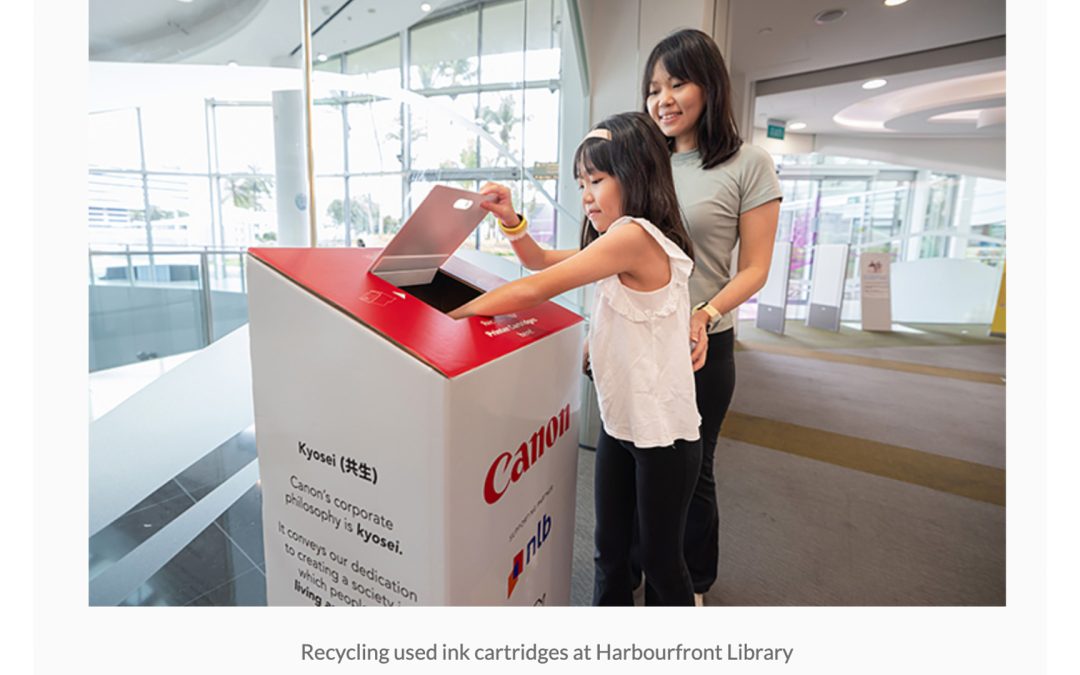 Canon Singapore and NLB expand cartridge recycling programme