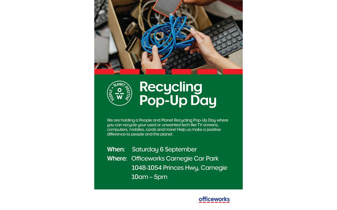 Officeworks announces next Pop Up Day